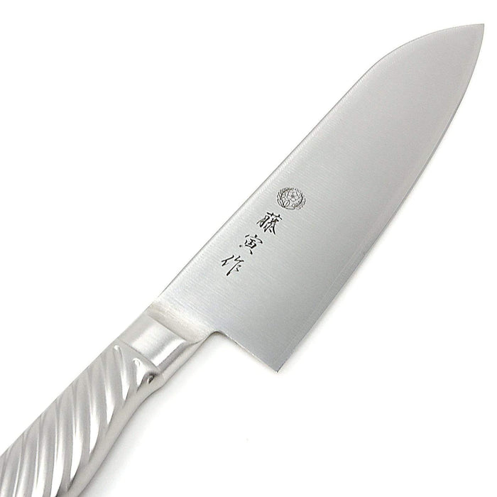 Tojiro Fujitora DP 3-Layer Santoku Knife - 170mm Stainless Steel Handle