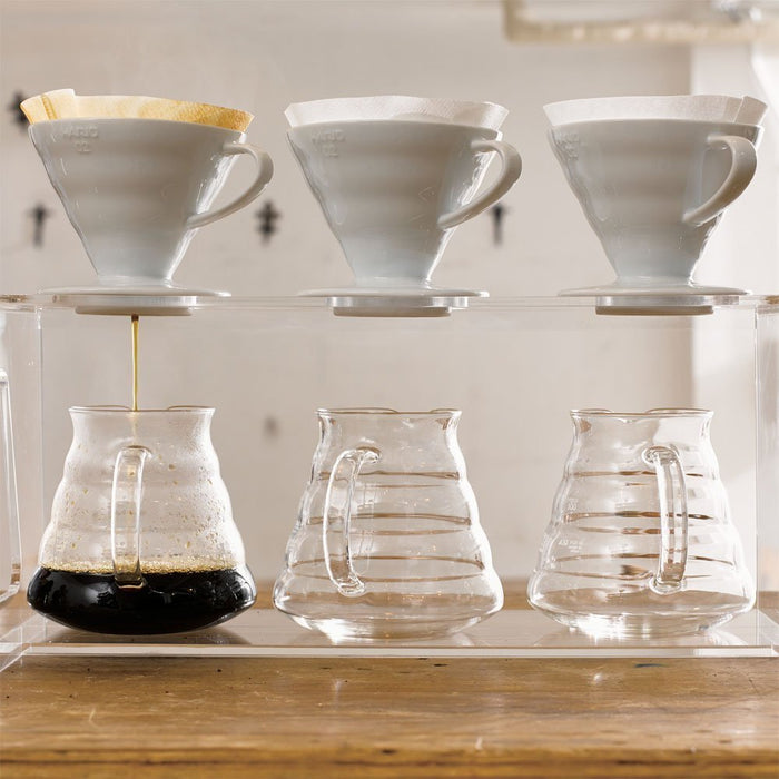 Hario V60 Transparent Dripper 01 White