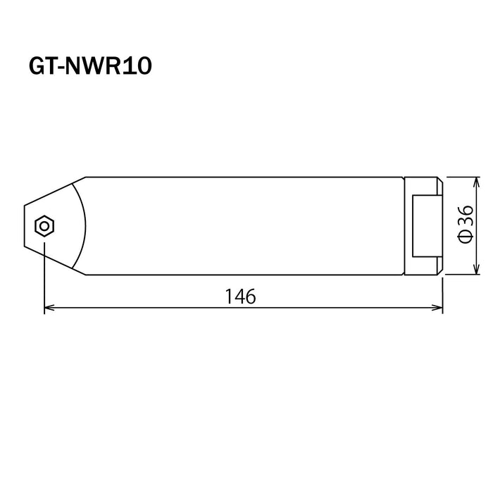 Vessel GT-NWR10 雙作用圓形無桿氣剪