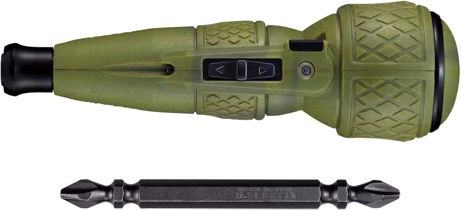 Vessel Electric Ball Grip Driver Limited Dal Green 220USB-1DG