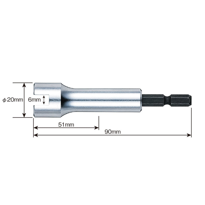 Vessel Wing Screw Socket M4/M5/M6 Opposite 13mm Dual A20Ch13