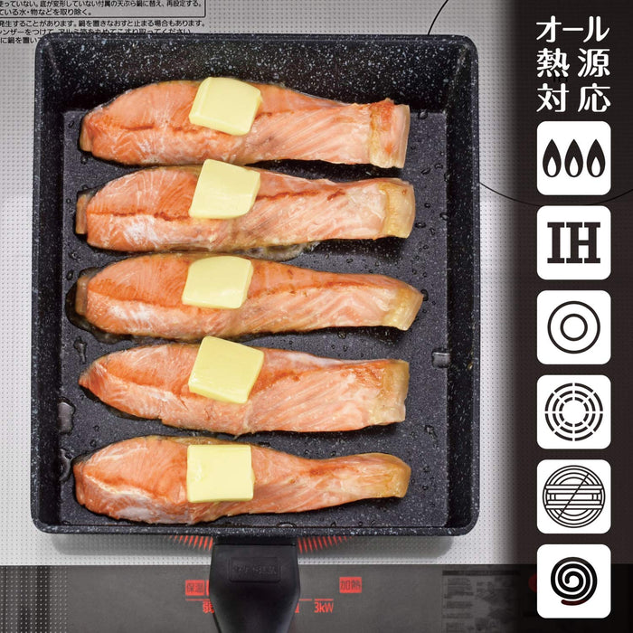 Wahei Freiz 20X24Cm Square Frying Pan - IH/Gas Compatible - RB-1767