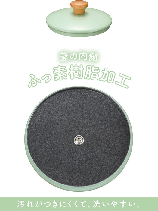 Wahei Freiz Japan Tabletop Pot 16Cm Green - Compact Ceramic Cookware