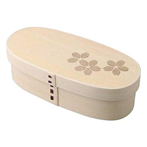 Ruozhao Japan Wakacho Slim One-Step Lunch Box Fh20W - Sakura Pattern