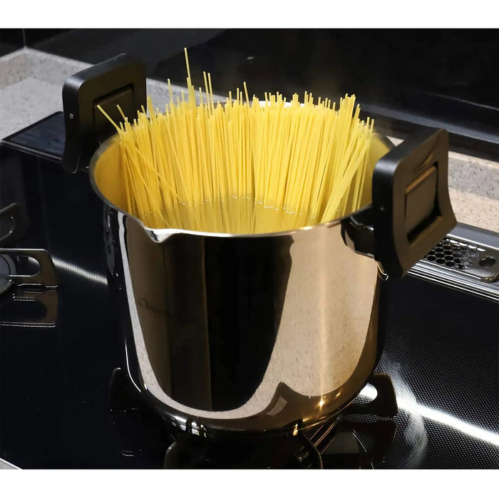 Premium Stainless Steel Pasta Pot by Wonder Chef - Perfect for Delicious Pasta Dishes