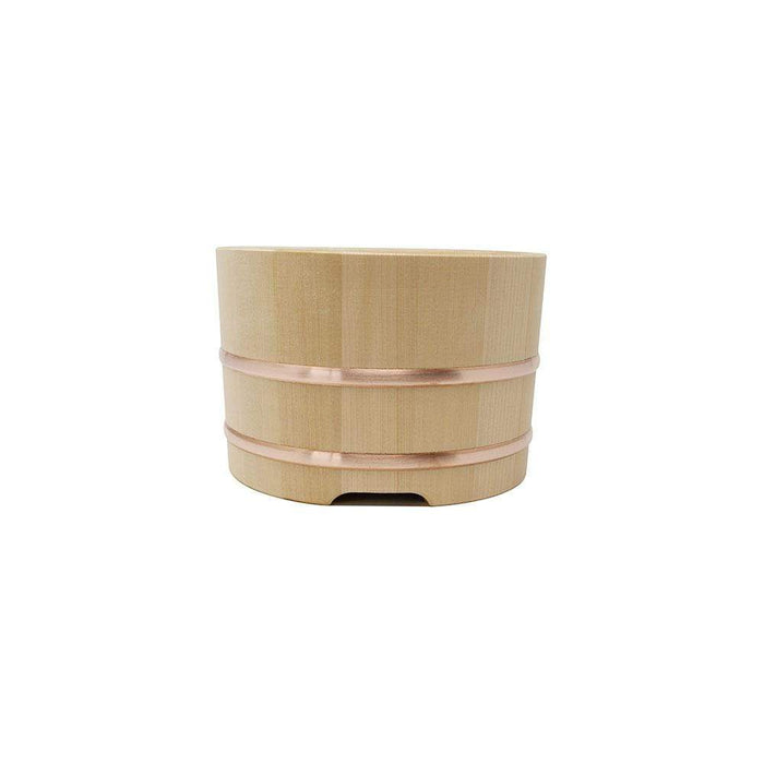 Yamacoh Ohitsu Sawara Rice Container - Authentic Japanese Wooden Nosebitsu, 33cm