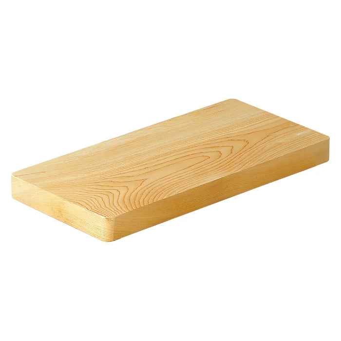 Premium Yamacoh Kiso Hinoki Cypress Wooden Cutting Board - 36×18cm