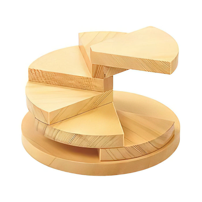 Yamacoh 6-Tier 3D Wooden Sushi Serveware