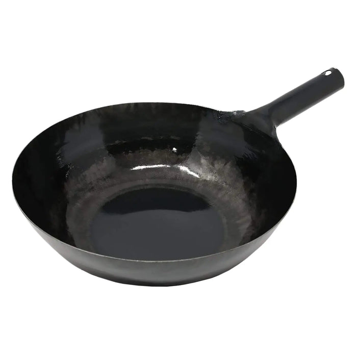 Yamada 39cm Round Bottom Wok - 1.2mm Thickness