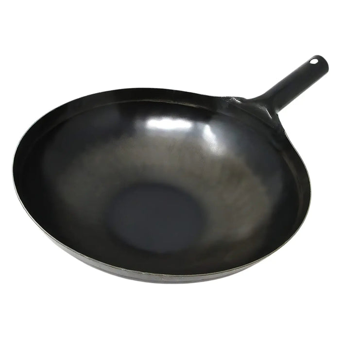 Yamada 39cm Round Bottom Wok - 1.6mm Thickness