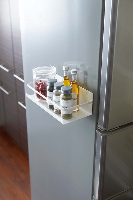 Yamazaki Industrial White Magnet Spice Rack - Japan Kitchen Rack