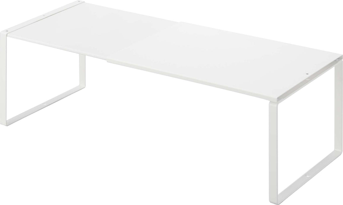 Yamazaki Industrial 3829 White Telescopic Storage Shelf