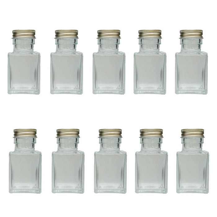 Yokohama Herbarium 2nd Store Square 50ml Bottle Set of 10 with Caps & Guide