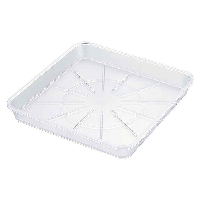 Yukiwa Large Clear Plastic Saucer for Water Pot - Premium Quality