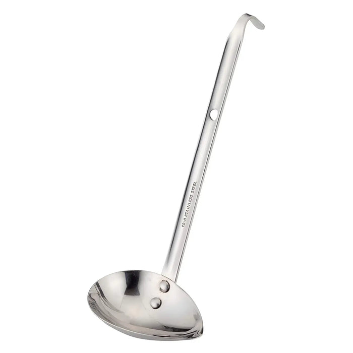 Yukiwa Stainless Steel 30ml Short Ladle - Efficient Side-Scooping Tool