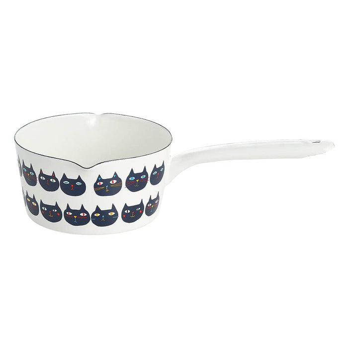 Yutaka Horo Plune Enameled Milk Pan - Mimikokomomo Premium Cookware for Milk Lovers