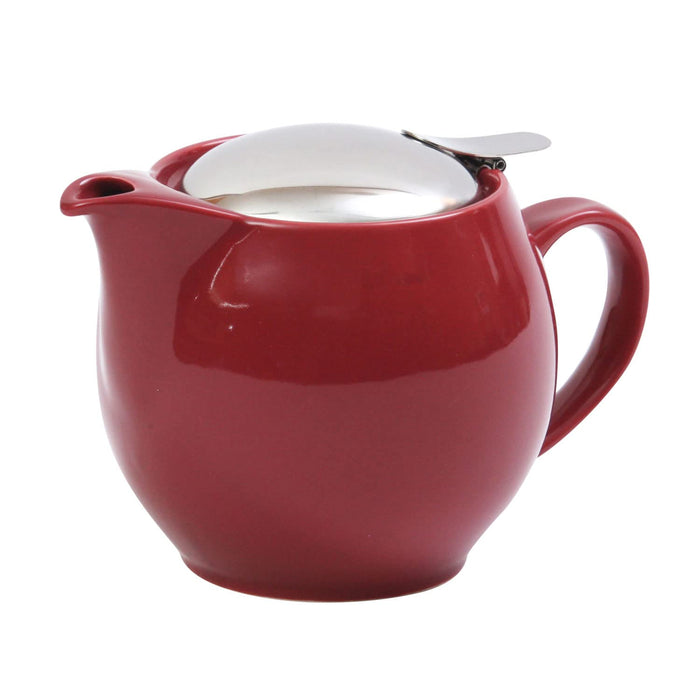 Zero Japan Burgundy Universal Teapot - 450ml Capacity