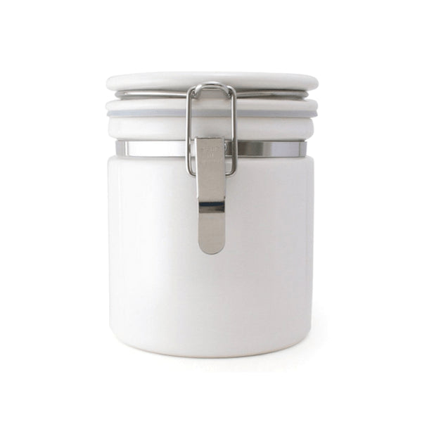 Zero Japan Mino Ware Ceramic Coffee Canister 150/200 White - Coffee 150 (Height 126mm)