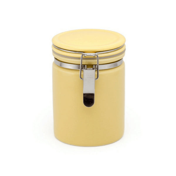 Zero Japan Mino Ware Ceramic Tea Canister 100 Yellow - Premium Quality Storage Solution