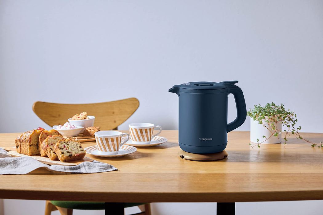 Zojirushi Electric Kettle 0.8L Navy CK-AJ08-AD Keep Warm 1Hr After Boil