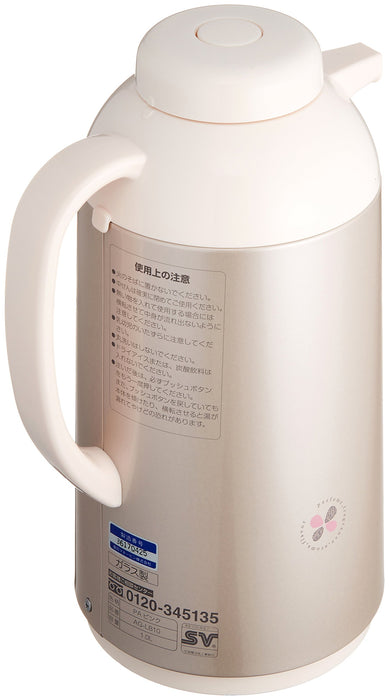 Zojirushi AG-LB10-PA 粉色玻璃台式保温壶