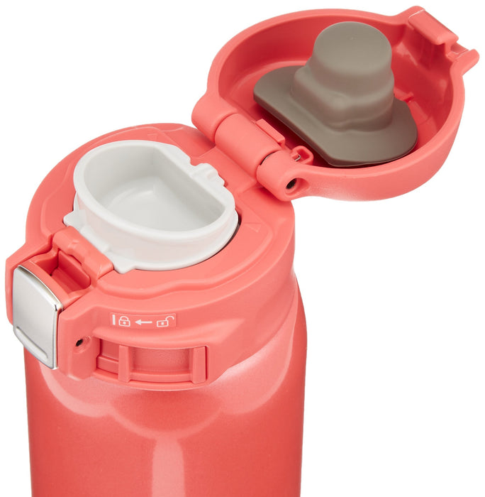 Zojirushi Mahobin SM-SC48-PV 480ml Coral Pink Lightweight Steel Water Bottle