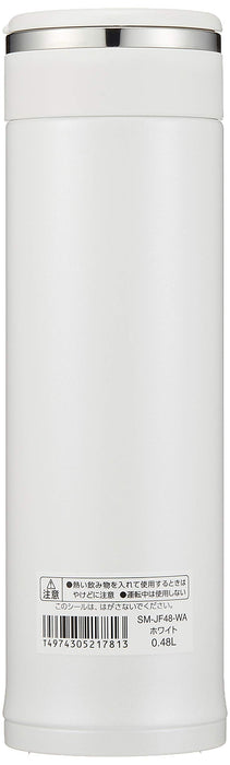 Zojirushi SM-JF48-WA 480ml 鋼製馬克杯瓶 - 冷/暖保溫