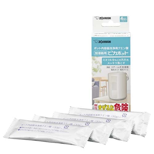 Zojirushi Mahobin 清潔劑 4 包 6Bx 加濕器 ElecPot 水壺內檸檬酸